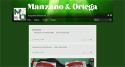 Desktop Screenshot of manzanoeortega.com.br